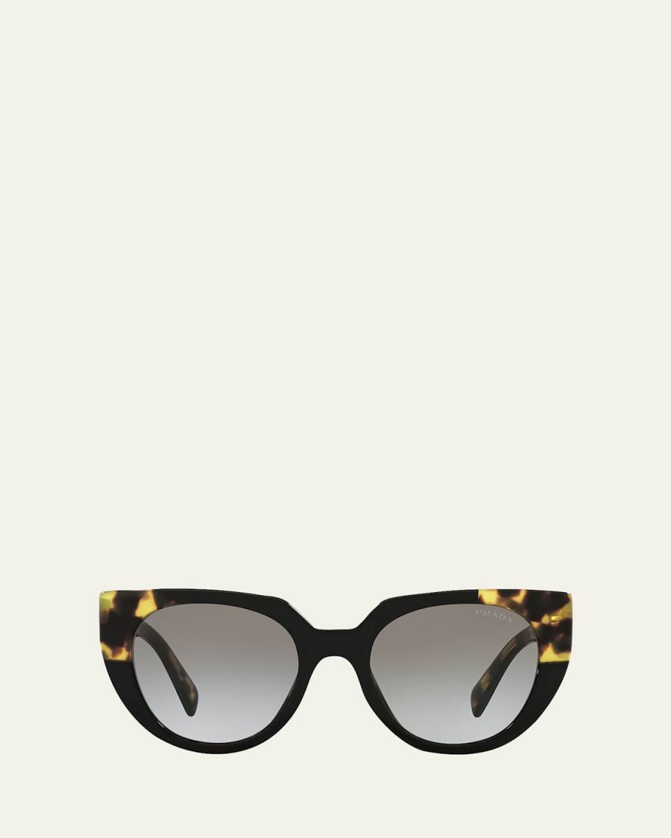 Oversized Acetate Cat-Eye Sunglasses