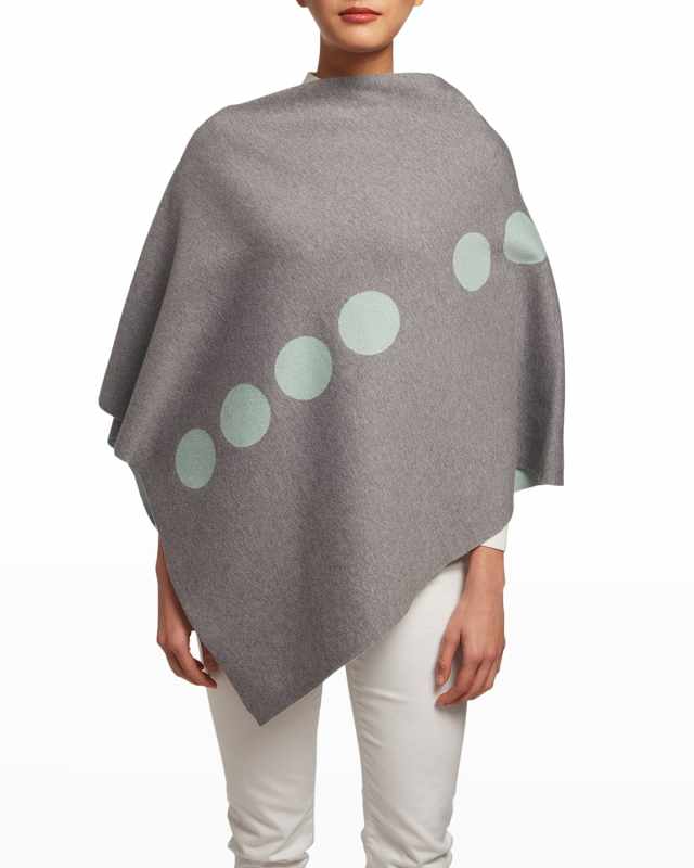 The Marconi Morse Code Hug Knit Poncho