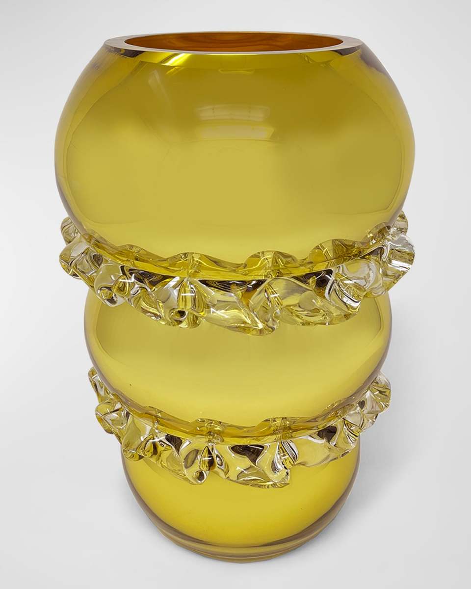 Frills Mirrored Vase