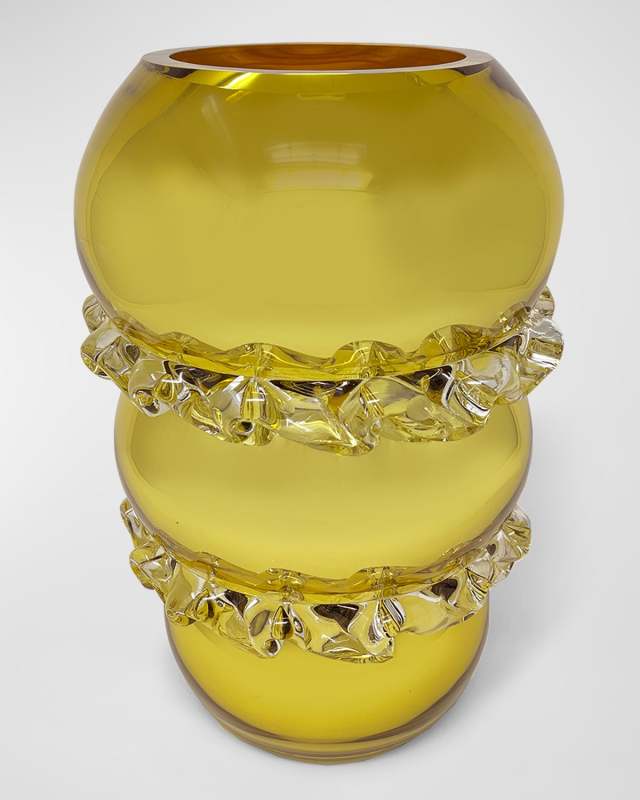Frills Mirrored Vase