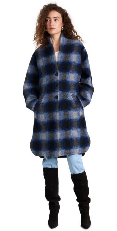 Isabel Marant Étoile Gabriel Coat Navy