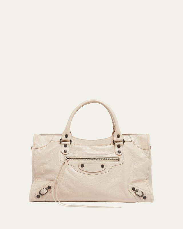 Le City Medium Leather Top-Handle Bag