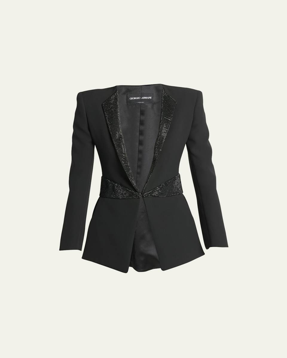 Embellished Tuxedo Jacket