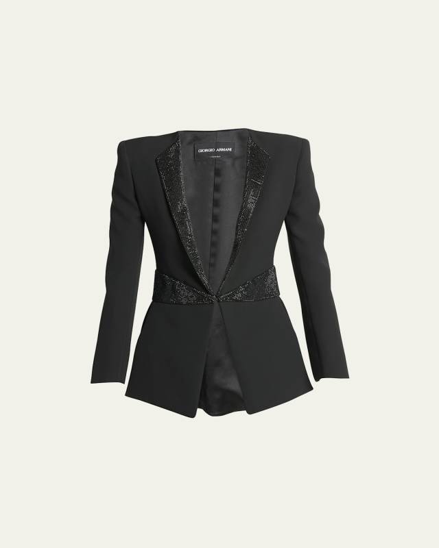 Embellished Tuxedo Jacket
