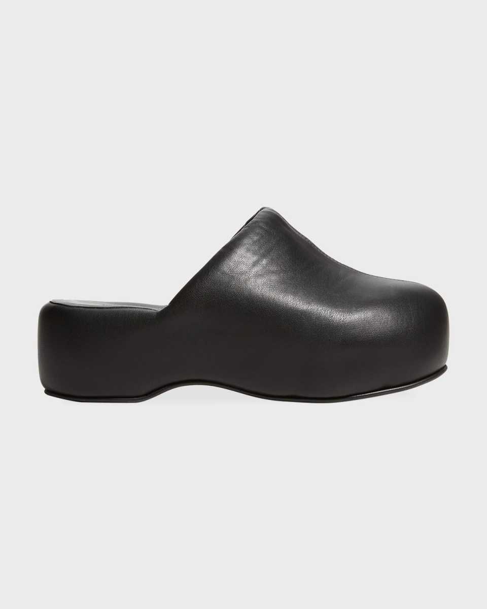 Bubble Vegan Leather Slide Clogs