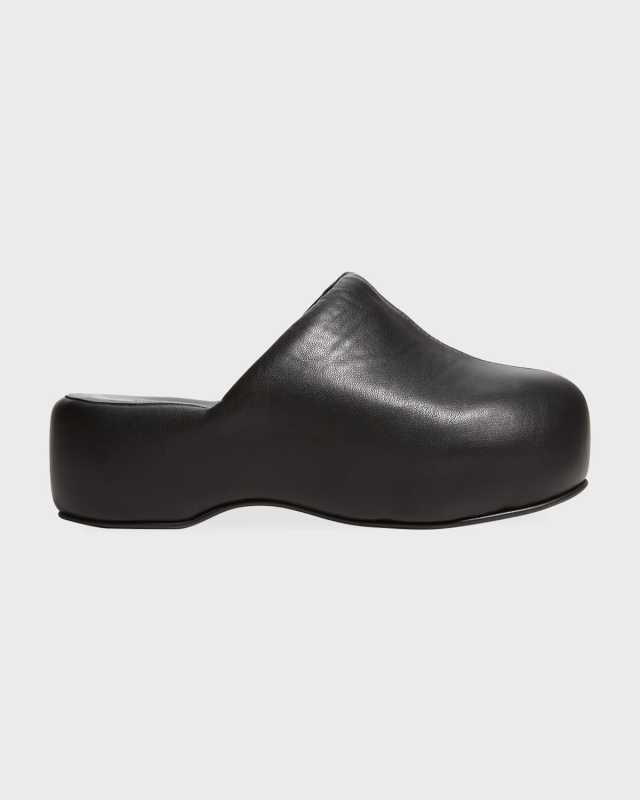 Bubble Vegan Leather Slide Clogs