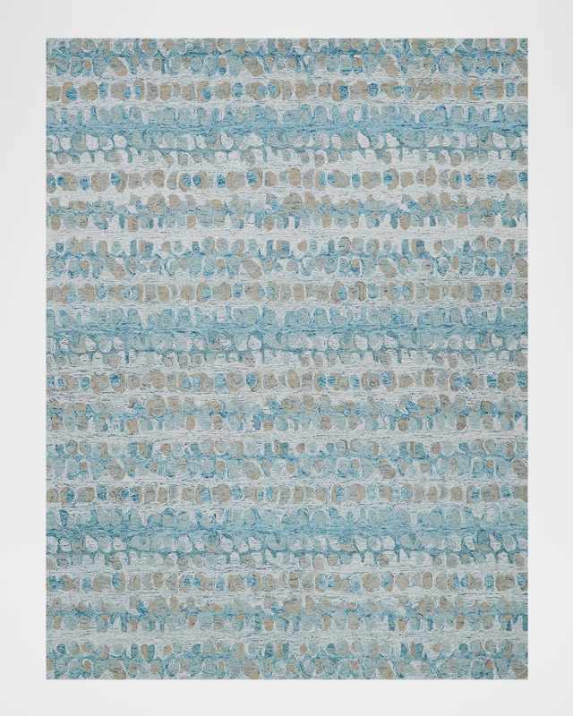 Colorplay Hand-Tufted Turquoise Rug, 6' x 9'