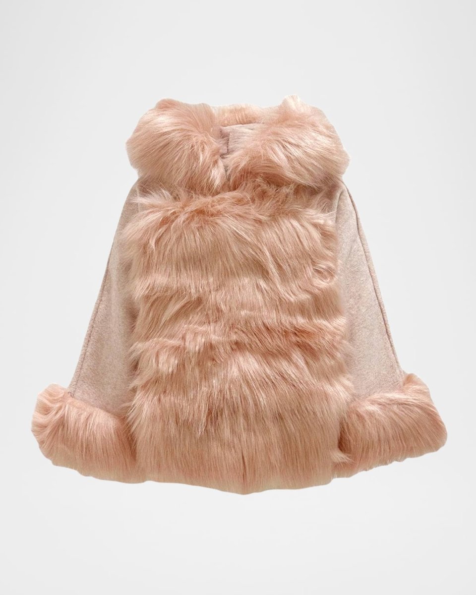 Girl's Princess Faux Fur Coat, Size 2-14