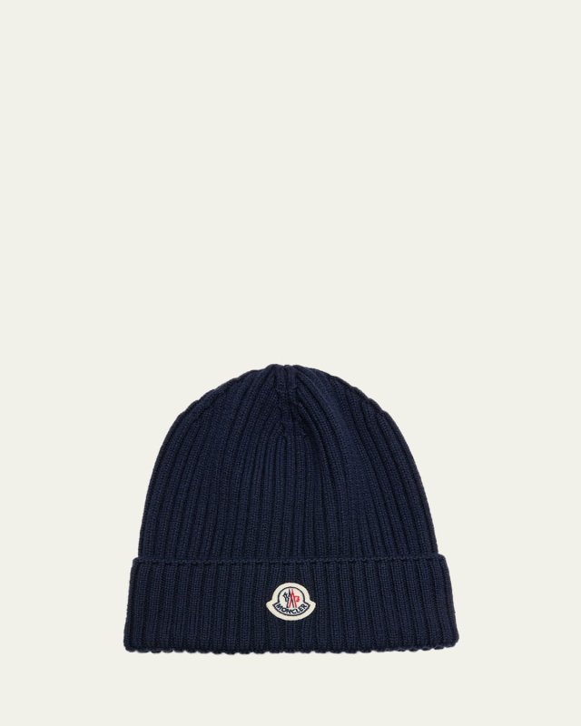 Kid's Embroidered Wool Hat