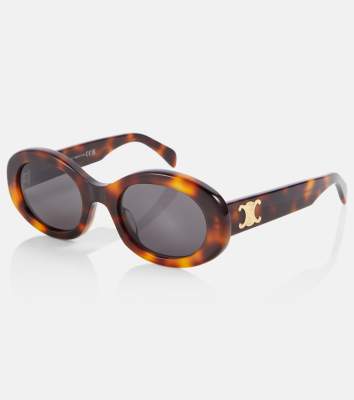 CELINE Triomphe 01 oval sunglasses