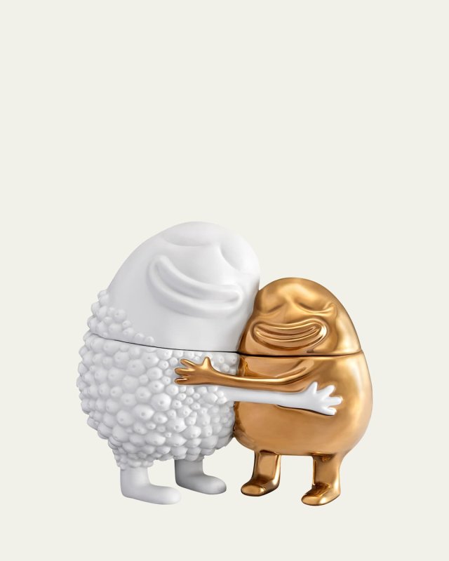 Haas Huggers Box, White/Gold