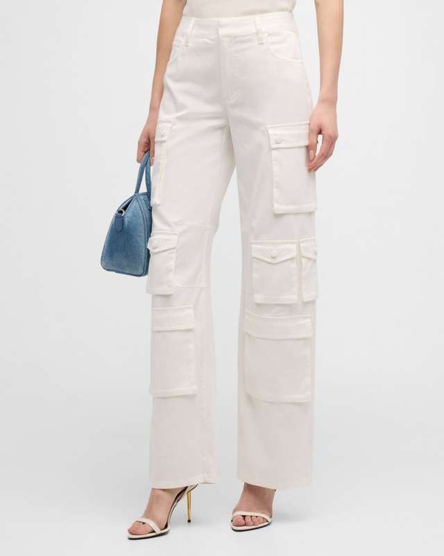 Olympia Mid-Rise Baggy Cargo Pants