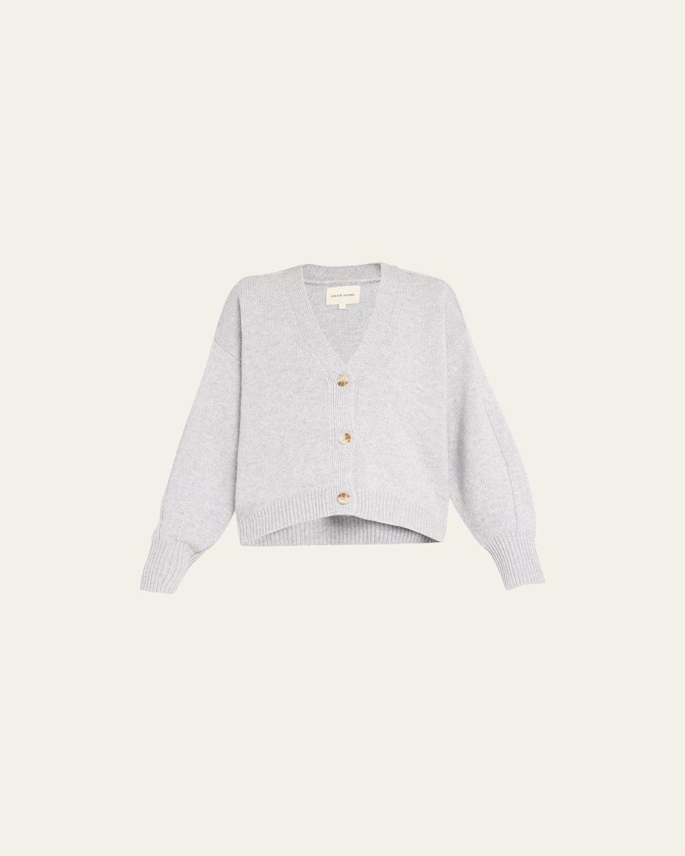 Zanzibar Cropped Wool-Cashmere Cardigan