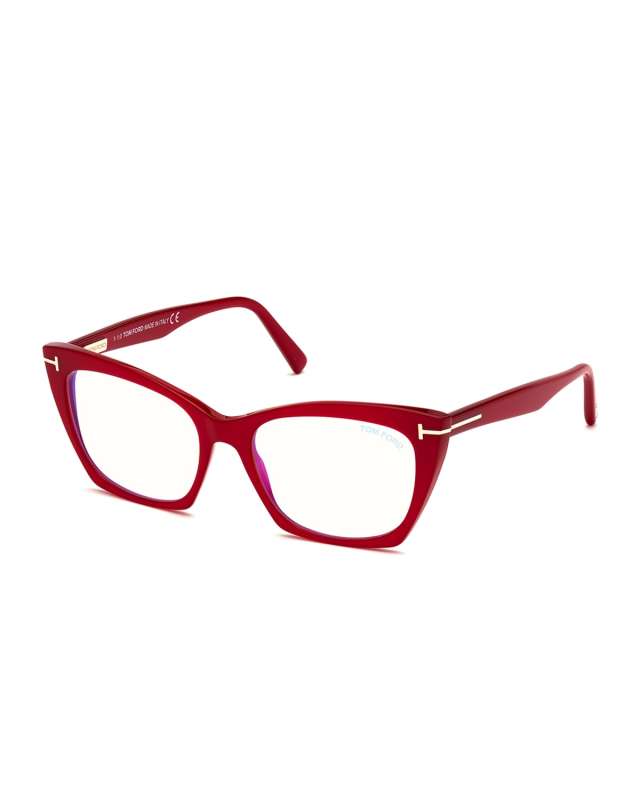Blue Block Acetate Cat-Eye Optical Glasses