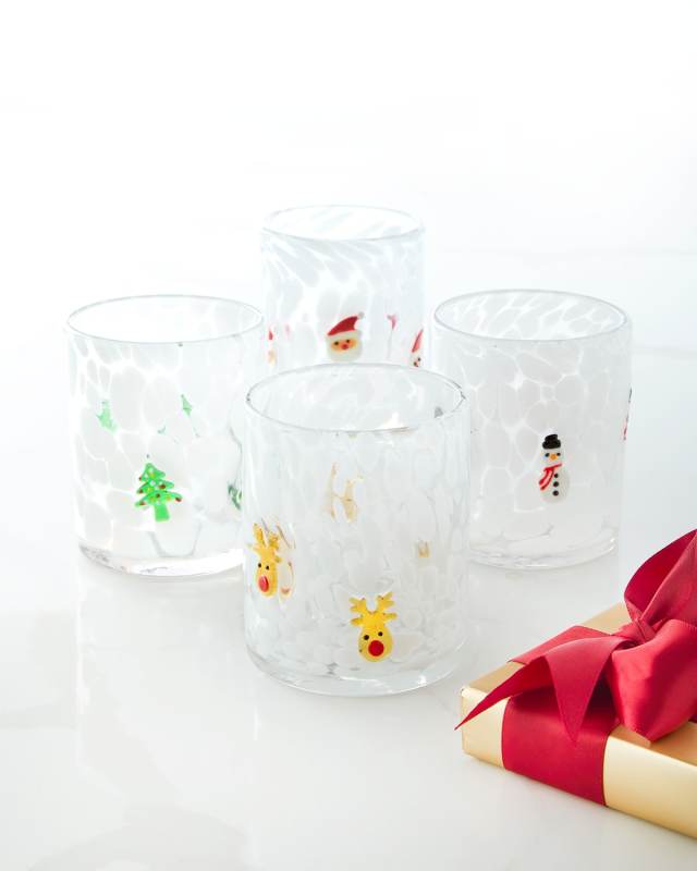 Holiday Small Tumblers, Set of 4