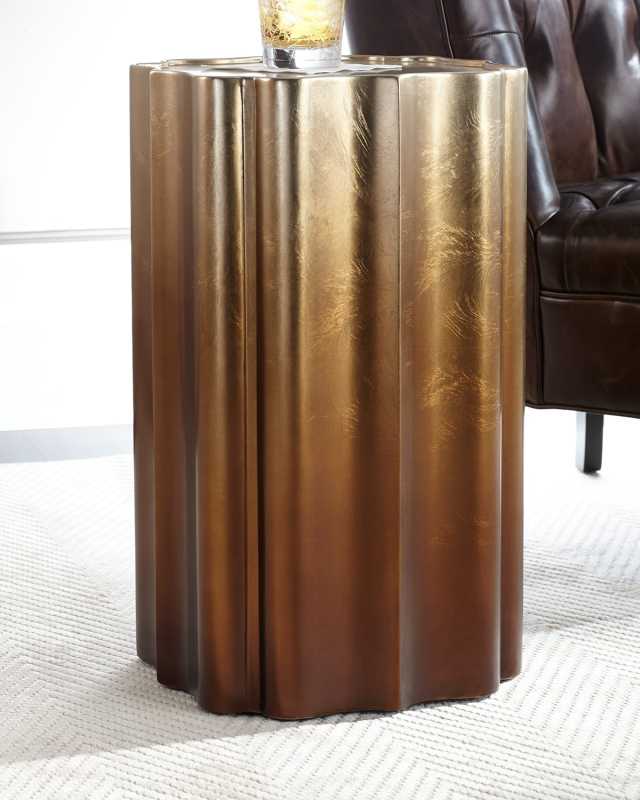 Gold Is Up Accent Table