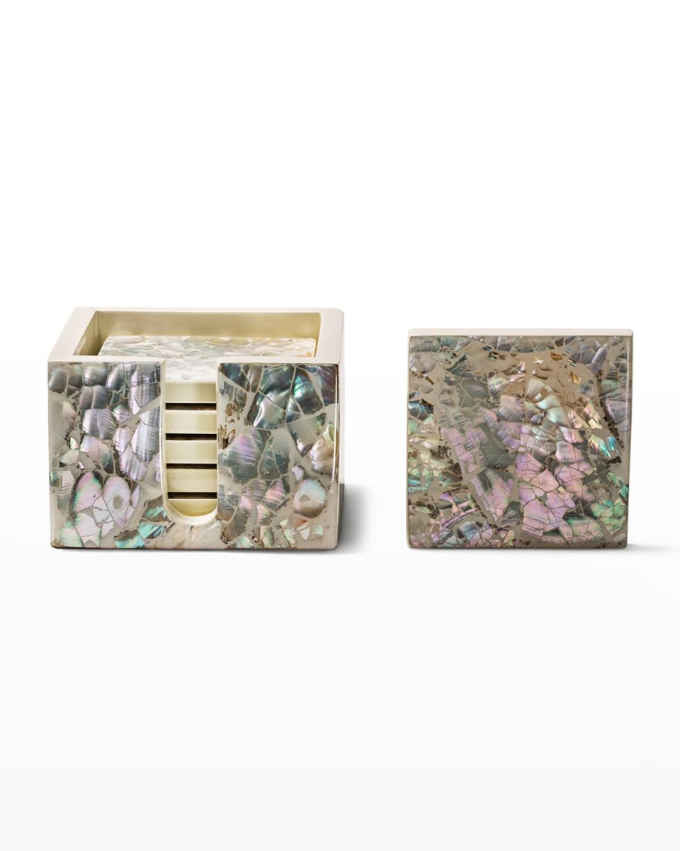 Mother of Pearl Natural Coasters, Set of 6