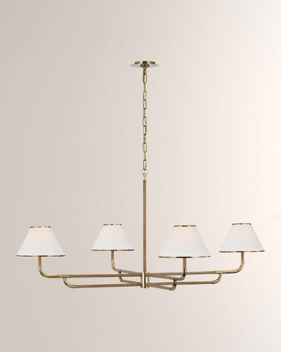 Rigby Grande 4-Light Chandelier by Marie Flanigan - 54"
