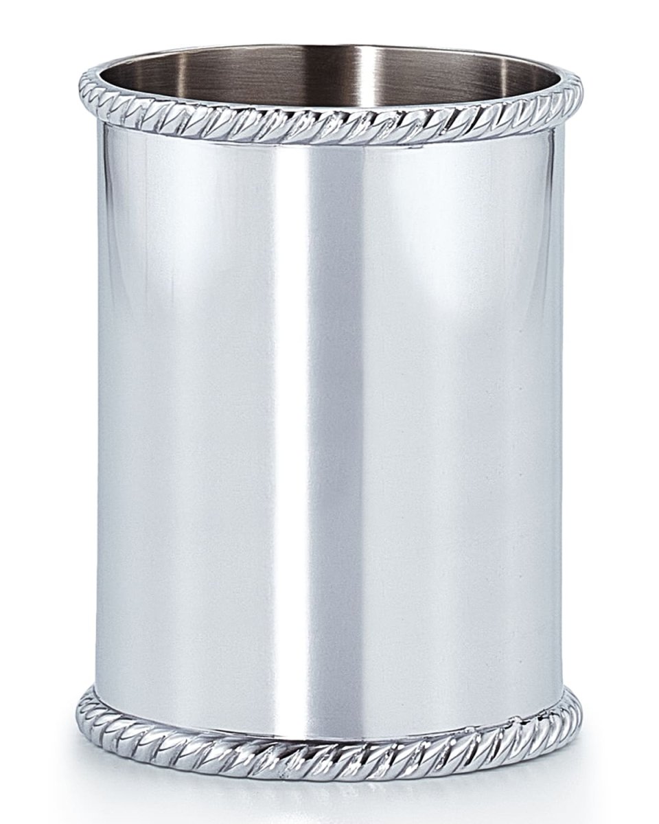 Corda Polished Chrome Brush Holder