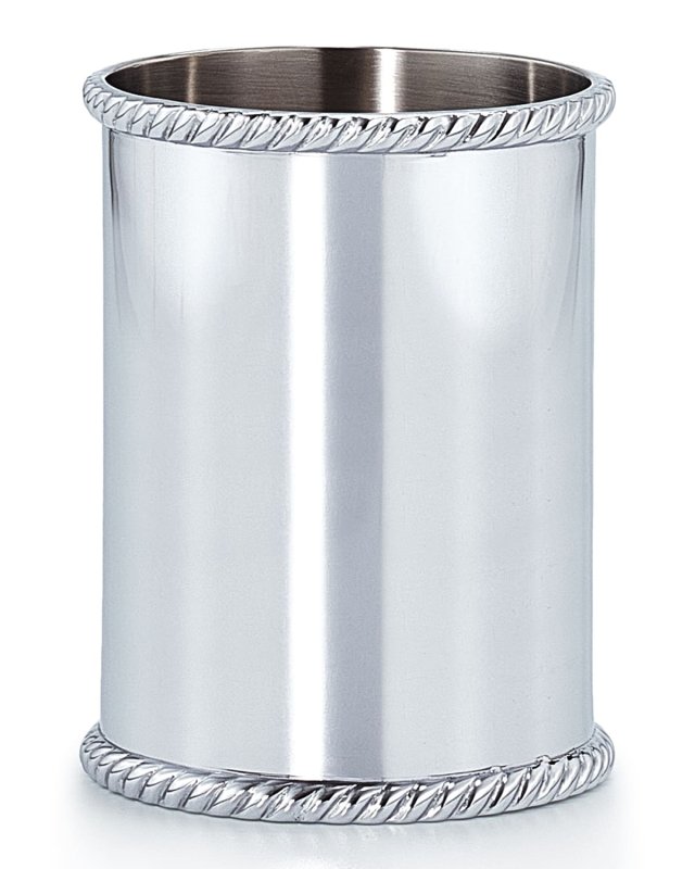 Corda Polished Chrome Brush Holder