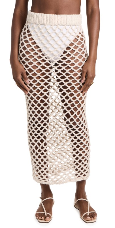 Nia Thomas Mrida Skirt Cream