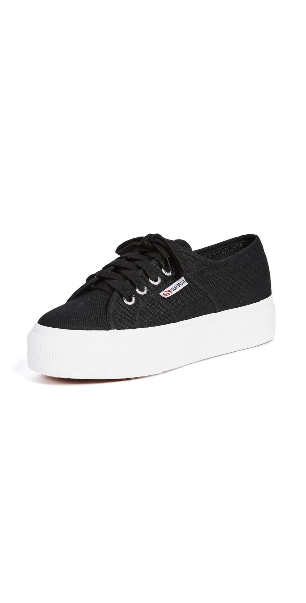 Superga 2790 ACOTW Platform Sneakers Black/White