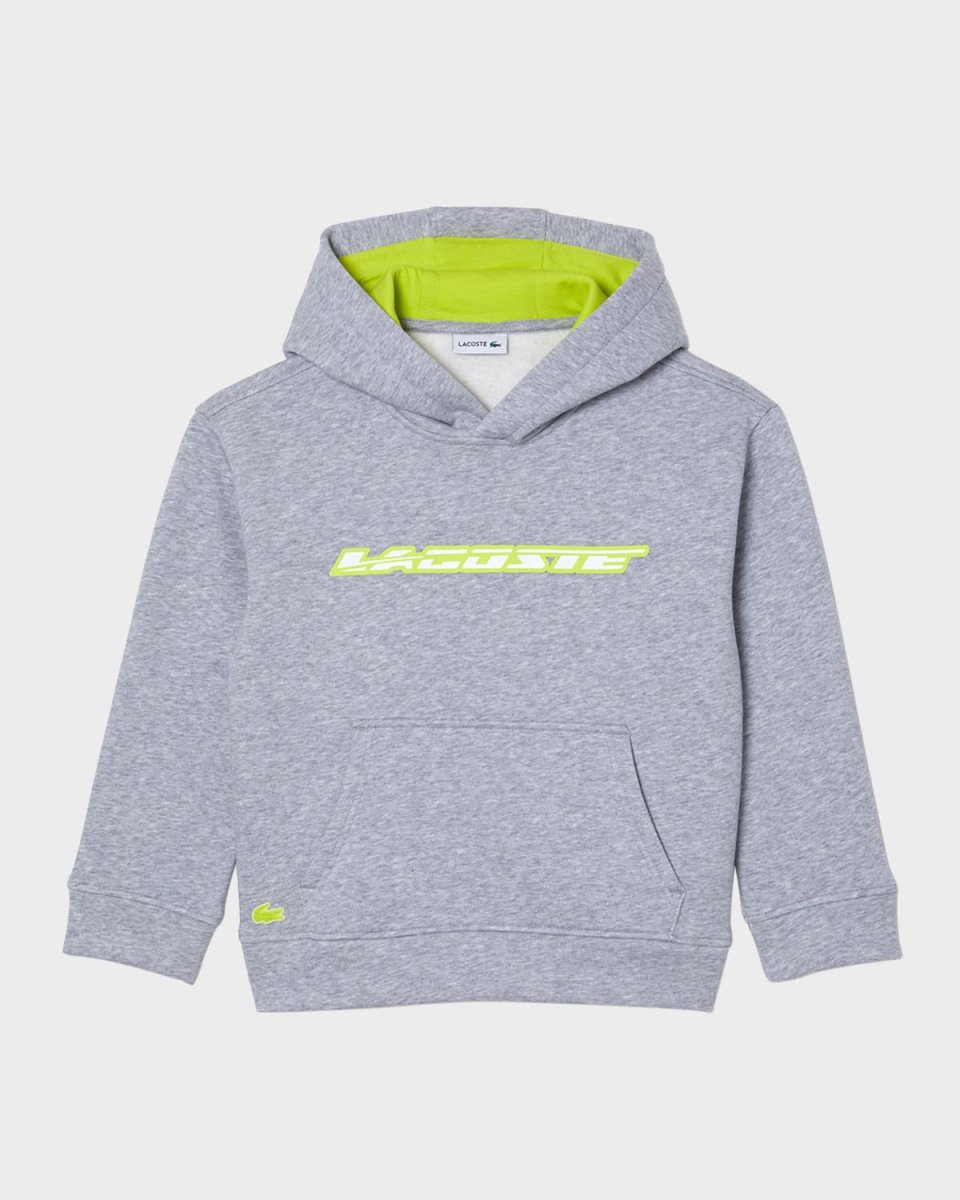 Boy's Contrast Logo-Print Hoodie, Size 2-