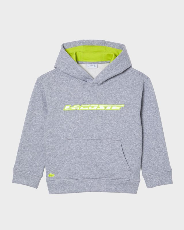 Boy's Contrast Logo-Print Hoodie, Size 2-