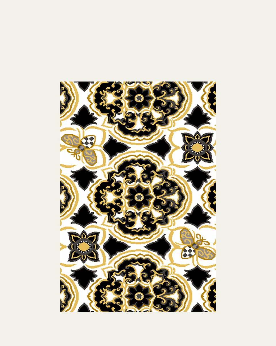 Truly Royal Check Rug, 2' x 3'