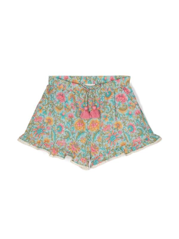 Vallaloid floral-print short