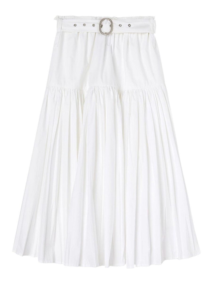 Jil Sander Jupe Midi - Blanc