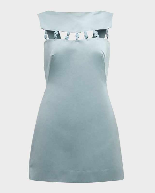 Ember Embellished Cutout Sleeveless Mini Dress