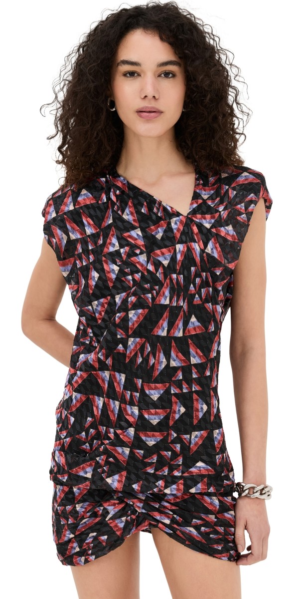 Isabel Marant Khol Dress Black/Multicolor