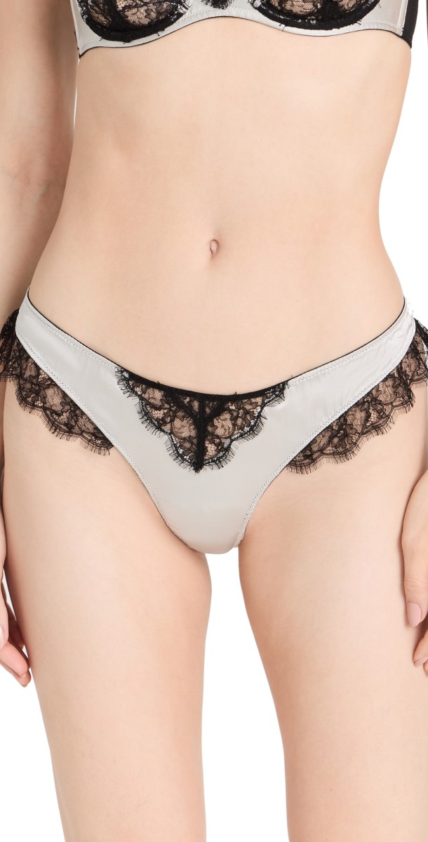 Kiki De Montparnasseace Inset Thong Gris