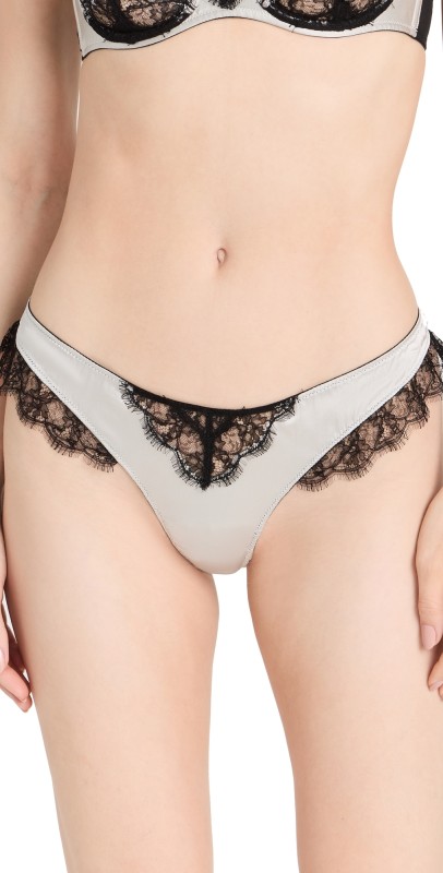 Kiki De Montparnasseace Inset Thong Gris