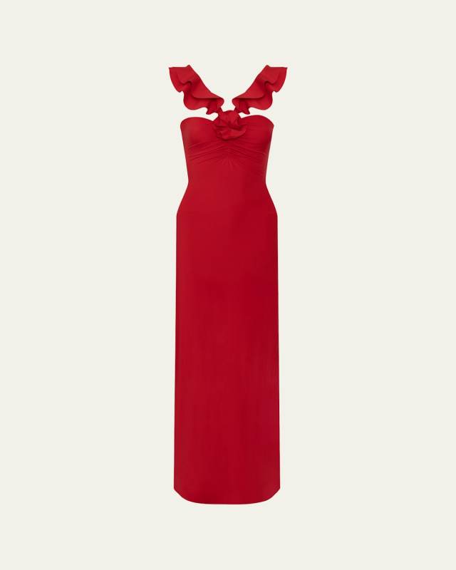 Sortilegio Rosette Maxi Dress