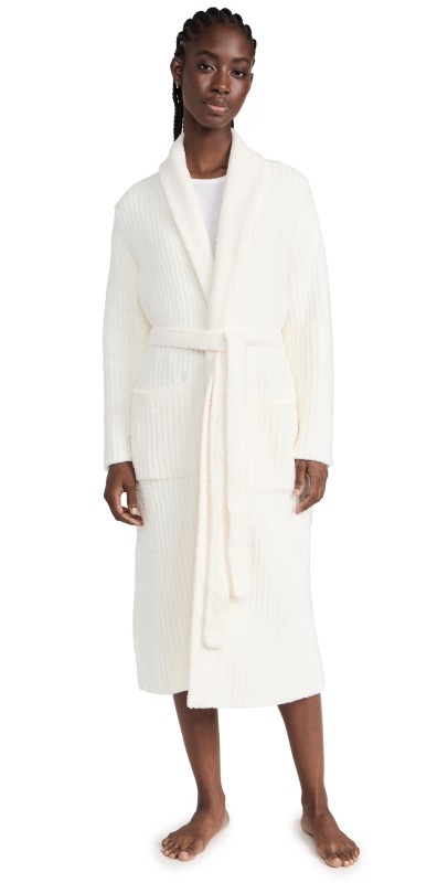 Barefoot Dreams Eco CozyChic Ribbed Robe Pearl