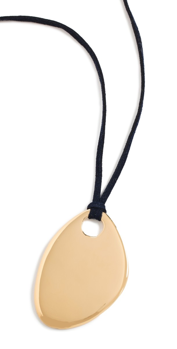 Soko Sabi Drop Pendant Necklace Gold