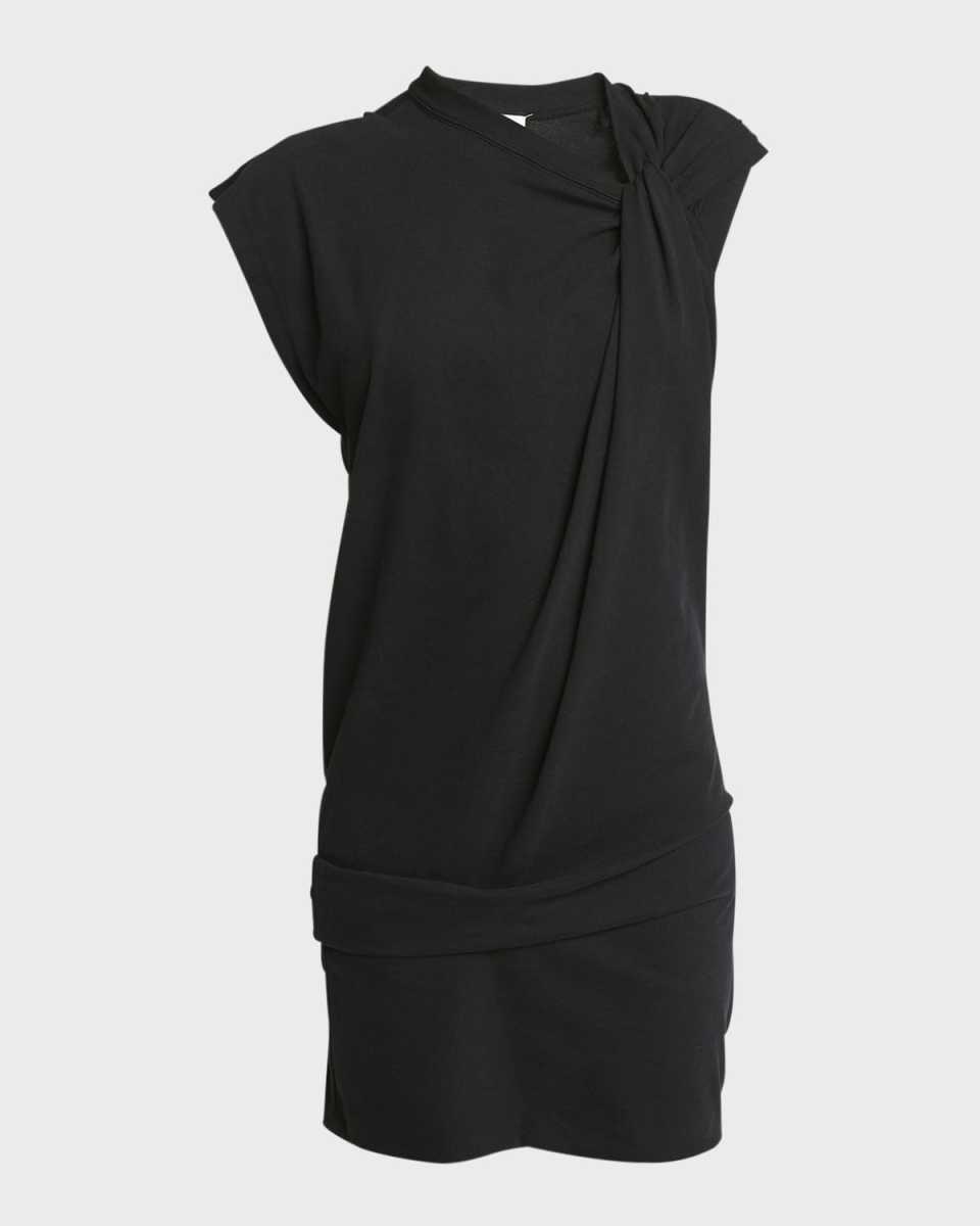 Leany Twisted Mini T-Shirt Dress
