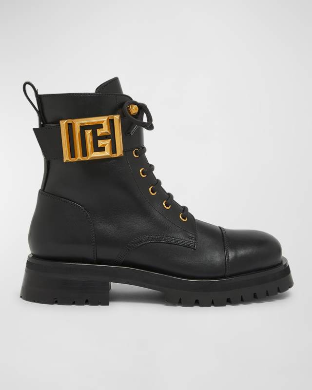 Charlie Calfskin Medallion Ranger Booties