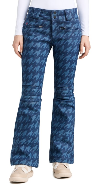 Perfect Moment PM x DL1961 Denim Aurora Flare Ski Pants houndstooth mid