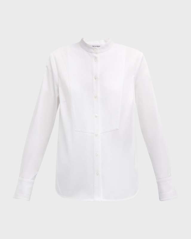 Naya Collared Long-Sleeve Top