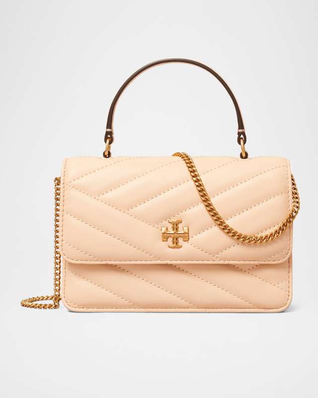 Kira Mini Quilted Top-Handle Bag