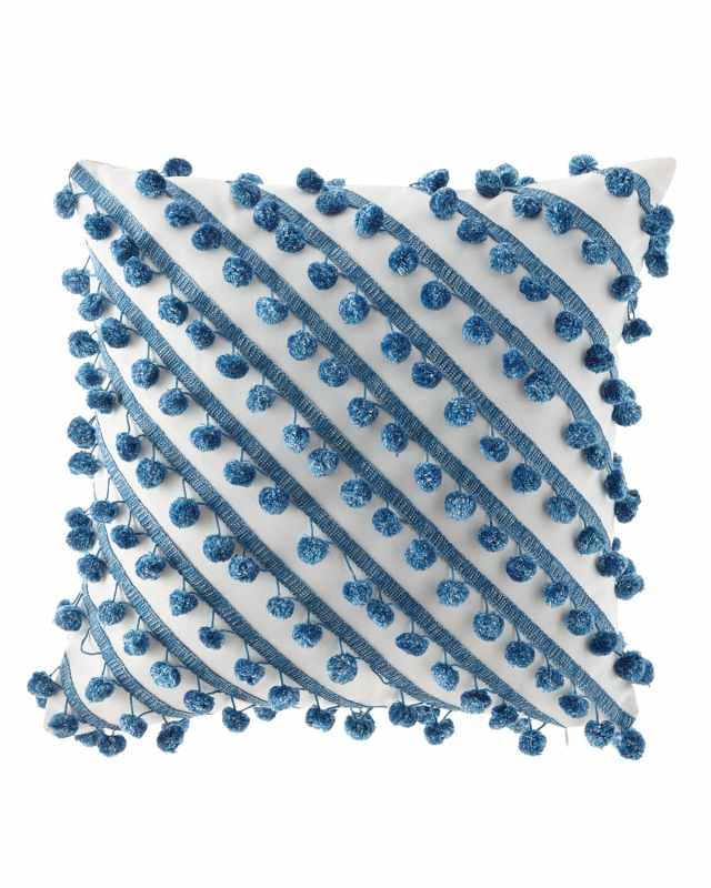 Celerie Kemble Wicking Cloud Pillow with Ball Trim