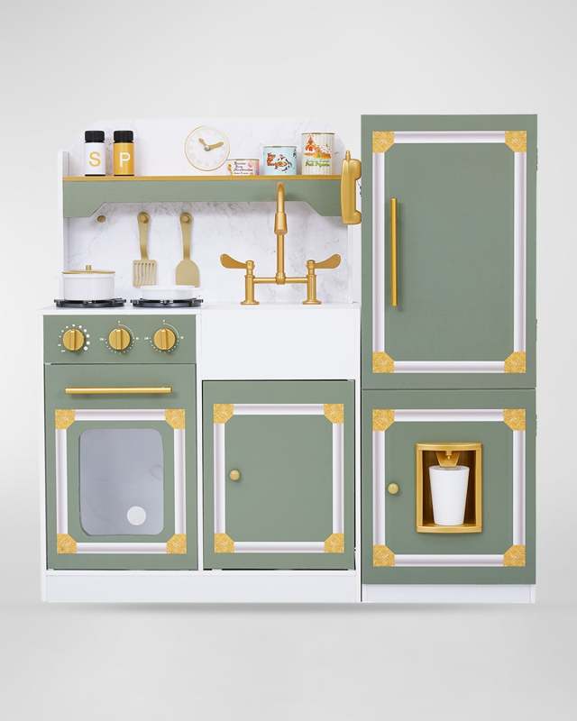 Kid's Deluxe Play Kitchen and Accessories