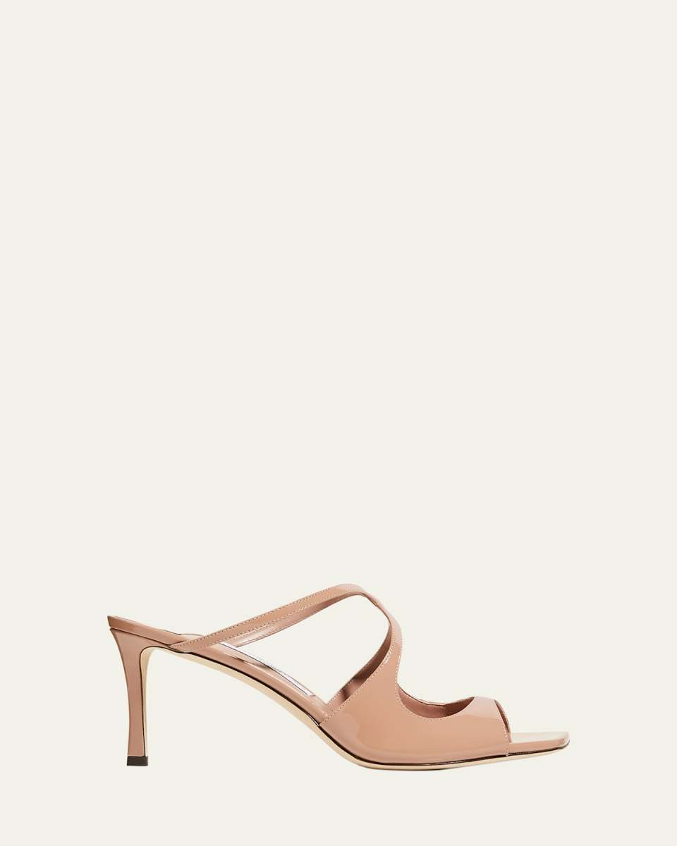 Anise Patent Leather Slide Sandals