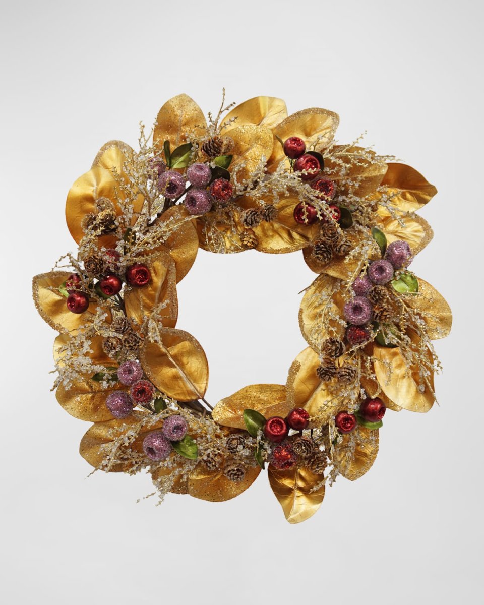 Golden Jewel Berry Wreath