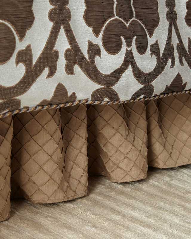 Oxford Diamond Bed Skirt,