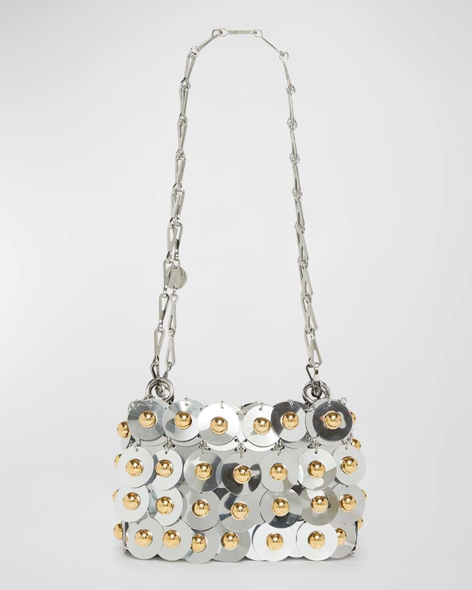 Sac a Main Disc Studded Shoulder Bag