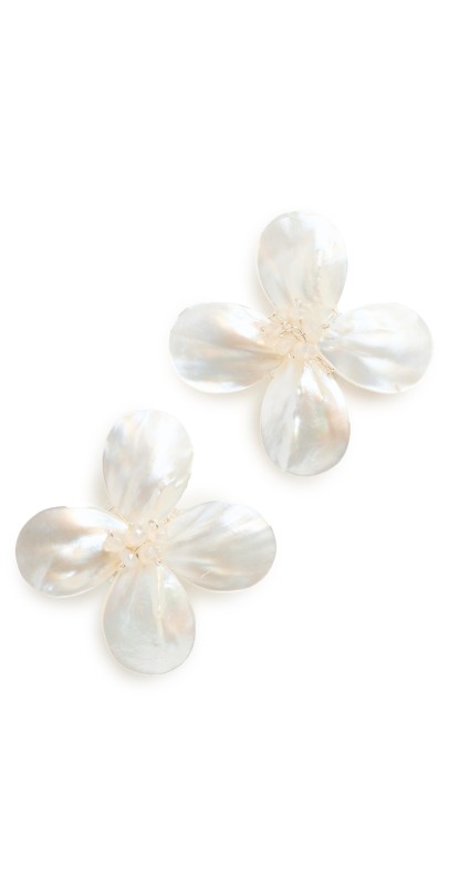 SHASHI Coquina Earrings Silver